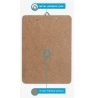 Harty Cartella portablocco A4 2pz con molla clip in metallo in legn...