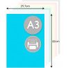 Harty Carta Colorata A3 42x29 cm 180 gr 30 Fg risma in colori assor...