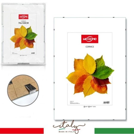 Cornice per foto a giorno in crilex porta plexiglass puzzle stampe varie misure