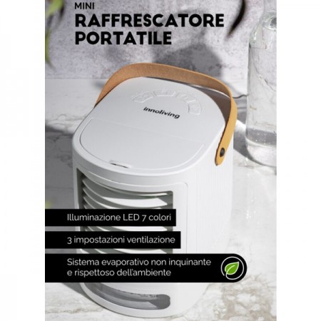 Mini condizionatore ventilatore umidificatore rinfrescatore portatile Innoliving