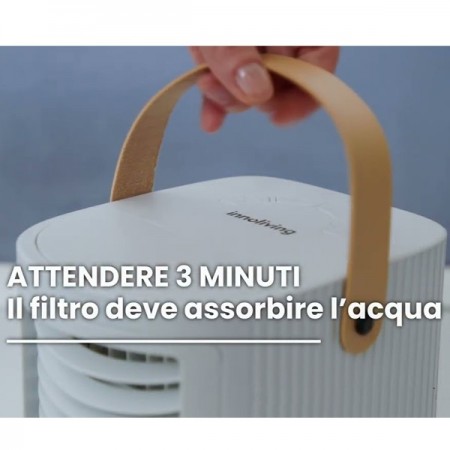 Mini condizionatore ventilatore umidificatore rinfrescatore portatile Innoliving
