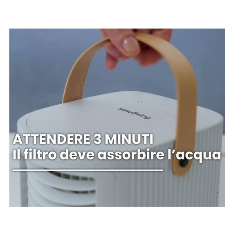Mini condizionatore ventilatore umidificatore rinfrescatore portati...