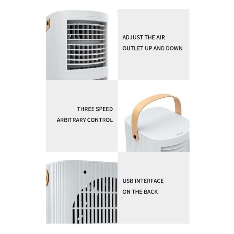 Mini condizionatore ventilatore umidificatore rinfrescatore portati...