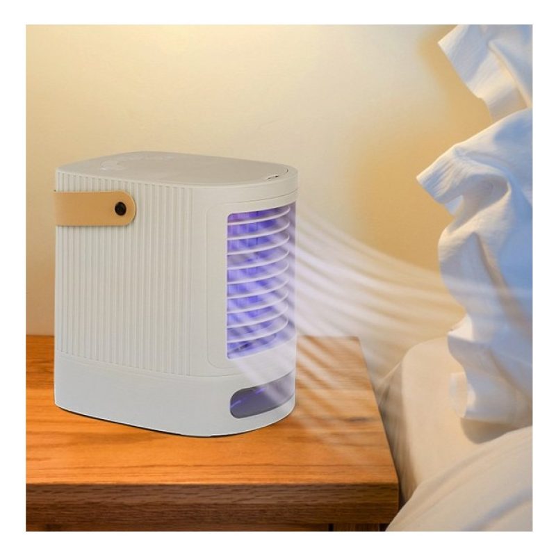 Mini condizionatore ventilatore umidificatore rinfrescatore portati...