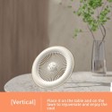 Ventilatore da Campeggio con Lampada LED ricaricabile portatile da esterno
