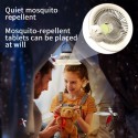 Ventilatore da Campeggio con Lampada LED ricaricabile portatile da esterno