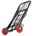 Carrello Portapacchi Pieghevole Portatutto 2 Ruote in PU Portata 25Kg / 50kg