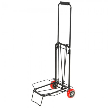 Carrello Portapacchi Pieghevole Portatutto 2 Ruote in PU Portata 25Kg / 50kg