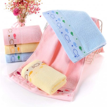 Set 12 pz  Asciugamani da bagno in cotone colorati Ospite 75x35 cm viso albergo