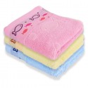 Set 12 pz  Asciugamani da bagno in cotone colorati Ospite 75x35 cm viso albergo