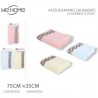 WeHome Set Asciugamani cotone colorato morbido viso 75x35 cm 12 PEZ...