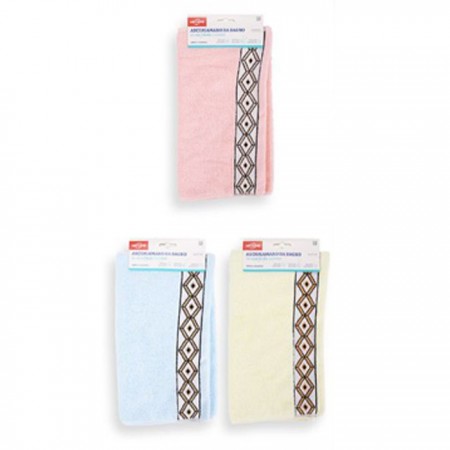 Set Asciugamani cotone colorato morbido viso 75x35 cm 12 PEZZI ospite bagno