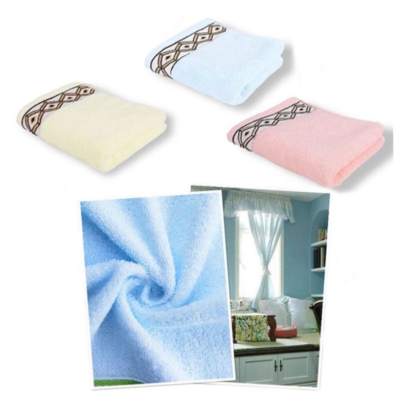 WeHome Set Asciugamani cotone colorato morbido viso 75x35 cm 12 PEZ...