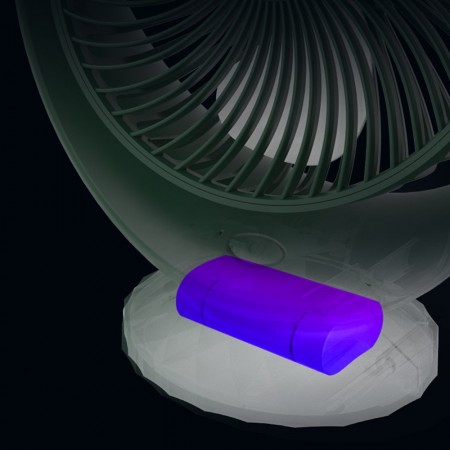 Mini Ventilatore portatile ricarica USB da Scrivania Fresco Estate Piccolo 240°
