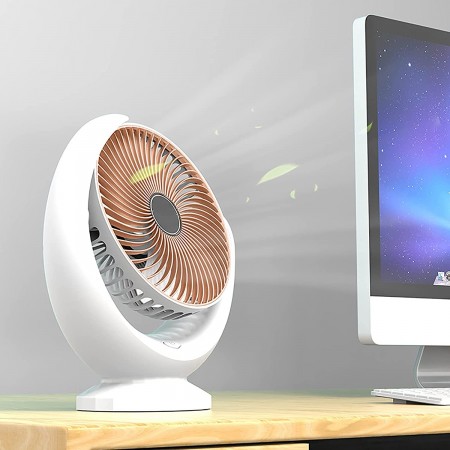 Mini Ventilatore portatile ricarica USB da Scrivania Fresco Estate Piccolo 240°