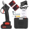 Hongu Forbici potatura cesoie 2x Batteria 48 cordless taglio 30mm p...