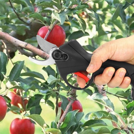 Forbici potatura cesoie 2x Batteria 48 cordless taglio 30mm pota rami valigetta