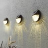 Driwei Faretto 2 Pz Led Ricarica Solare Segnapasso Da Parete Estern...