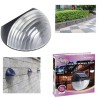 Driwei Faretto 2 Pz Led Ricarica Solare Segnapasso Da Parete Estern...