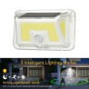 Driwei Lampada faro luce faretto da esterno energia solare LED COB ...
