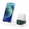Unico Base Di Ricarica wireless caricabatterie QI 3In1per Apple Wat...