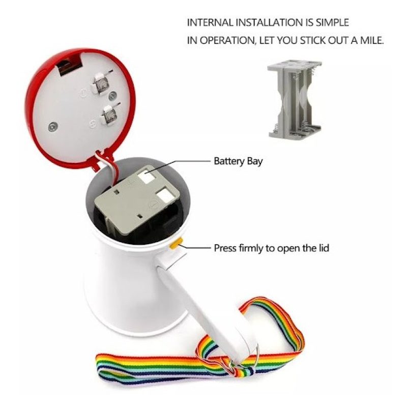 ARRANGO Megafono portatile altoparlante mini amplificatore voce a b...