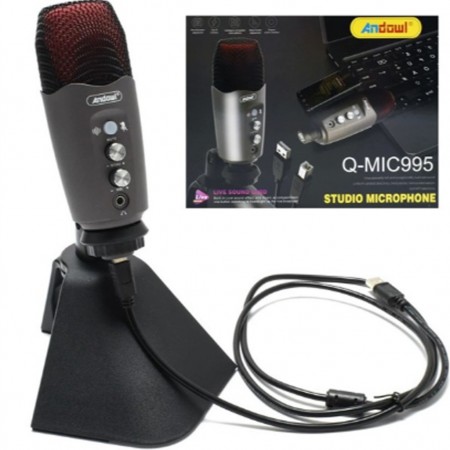 Microfono Condensatore professionale Plug&Play jack 3.5 da Studio registrazione
