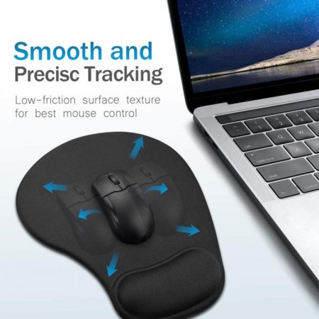 Mouse Pad Tappetino Desing Ergonomico Morbido Poggia-Polso in GEL colore casuale