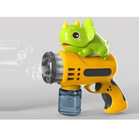 Pistola Spara Bolle di sapone giocattolo a batteria gadget per feste bambini 3+