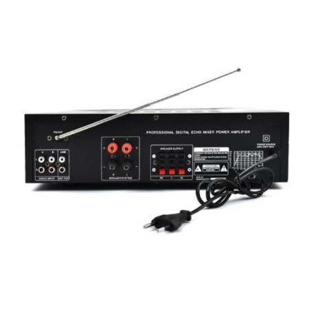 Amplificatore audio bluetooth stereo karaoke FM  HI-FI USB AUX SD 300W Q-GF777