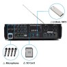 Hongu Amplificatore audio bluetooth stereo karaoke FM HI-FI USB AUX...