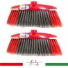 Mr.Brush Scopa con paracolpi per Pavimenti interni pulizia casa 2 P...