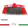 Mr.Brush Scopa con paracolpi per Pavimenti interni pulizia casa 2 P...