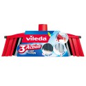 VILEDA scopa 3 ACTION per tutti i tipi di sporco per Interni 3 Diverse Setole
