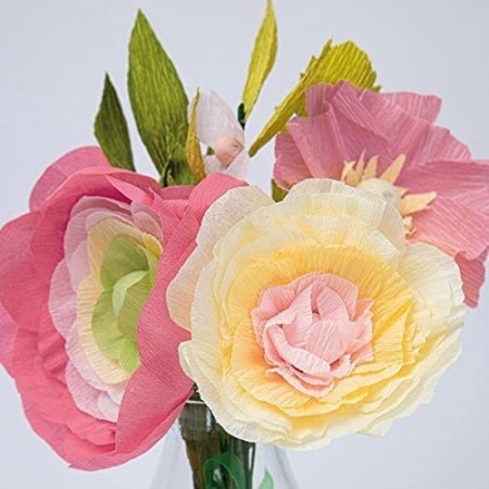 10 Rotoli Di Carta Crespa 30gr 50x250 cm colori assortiti fai da te Canson