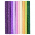 10 Rotoli Di Carta Crespa 30gr 50x250 cm colori assortiti fai da te Canson