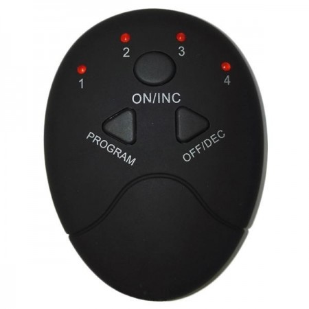 Elettro stimolatore EMS pancia con telecomando addominali adesivo 4 programmi