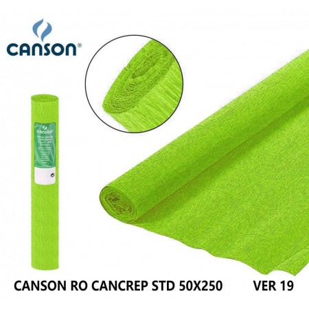 10 Rotoli Di Carta Crespa 30gr 50x250 cm colori assortiti fai da te Canson