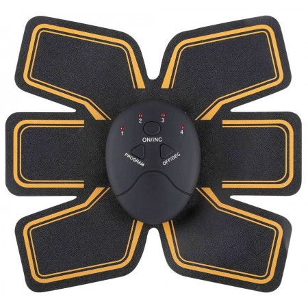 Elettro stimolatore EMS pancia con telecomando addominali adesivo 4 programmi