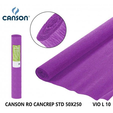 10 Rotoli Di Carta Crespa 30gr 50x250 cm colori assortiti fai da te Canson