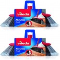Vileda Scopa 2 in 1 doppio angoli 2 Pezzi Ricambio ideale per pavimenti pulizia