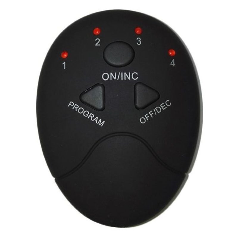 Elettro stimolatore EMS pancia con telecomando addominali adesivo 4 programmi