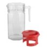 Casa y menaje Brocca Caraffa in vetro sangria con tappo 1,5 litri t...