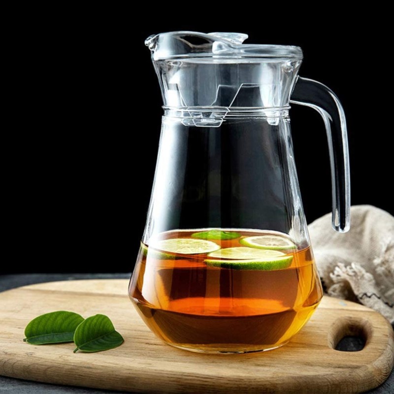 Casa y menaje Brocca Caraffa in vetro per acqua vino sangria con ta...