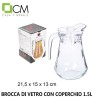 Casa y menaje Brocca Caraffa in vetro per acqua vino sangria con ta...