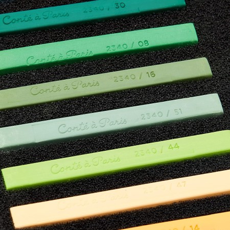 Conte a Paris set da 12 pastelli colori assortiti quadrati per artisti paesaggi