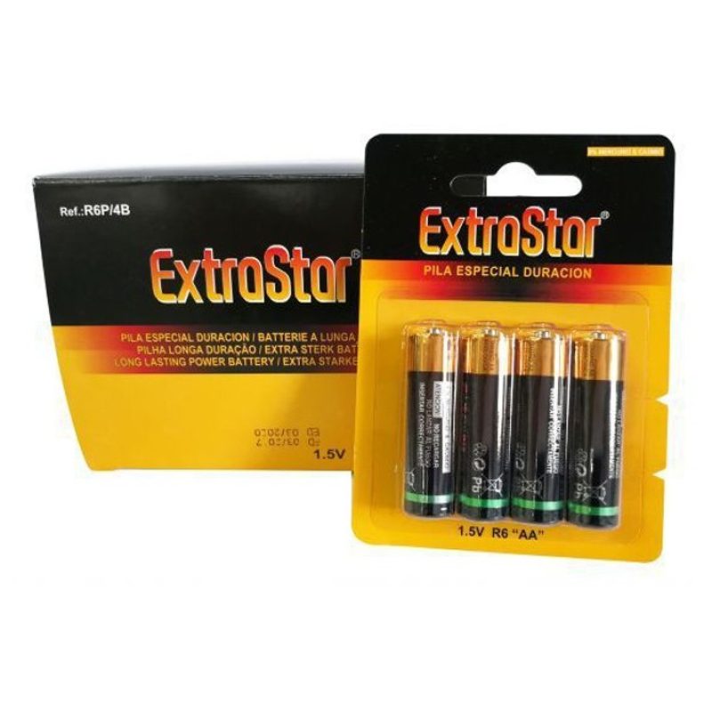 ExtraStar 72 Batterie batteria AA Stilo 1,5V Pile pila cariche lung...