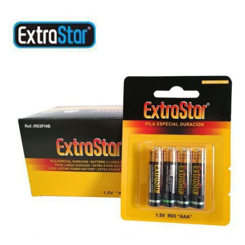 ExtraStar 72 Batterie batteria AAA Stilo 1,5V Pile pila cariche lun...