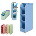 Portapenne oggetti organizer per ufficio 2PZ scrivania in Plastica 5 scomparti