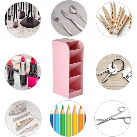 Portapenne oggetti organizer per ufficio 2PZ scrivania in Plastica 5 scomparti